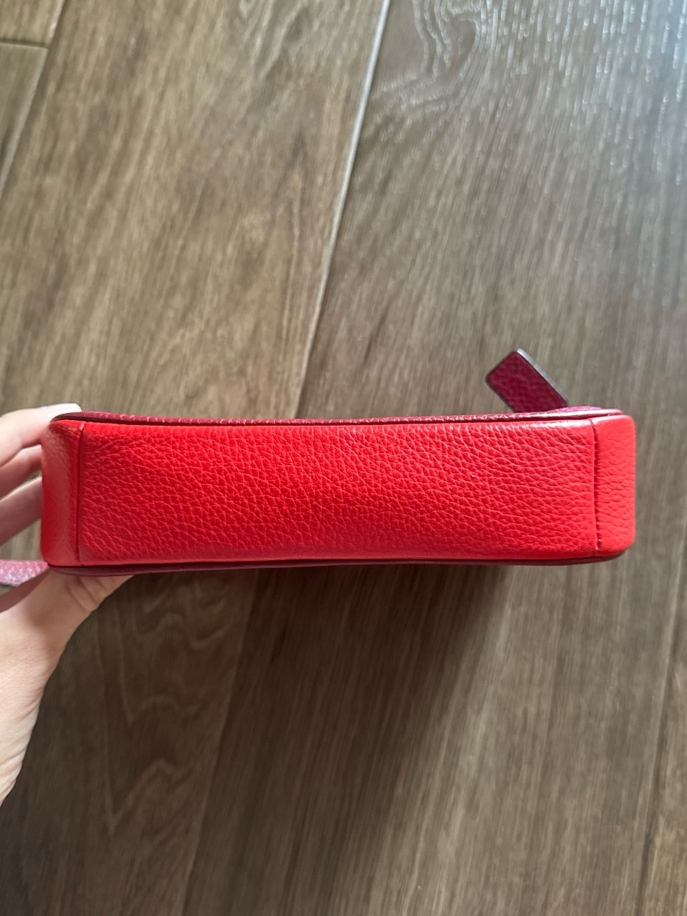 Coach Hot Pink Pebbled Leather Wristlet - Picture 3 of 8
